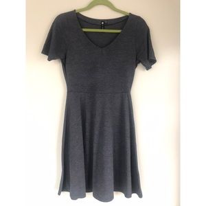 Blue Cotton On cinched waist skater dress.